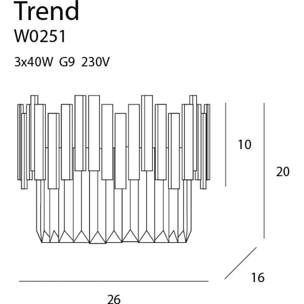 Aplica TREND MAXLIGHT W0251 - PARIS14A.RO