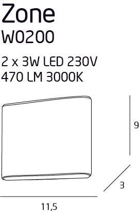 Aplica ZONE MAXLIGHT W0200 - PARIS14A.RO