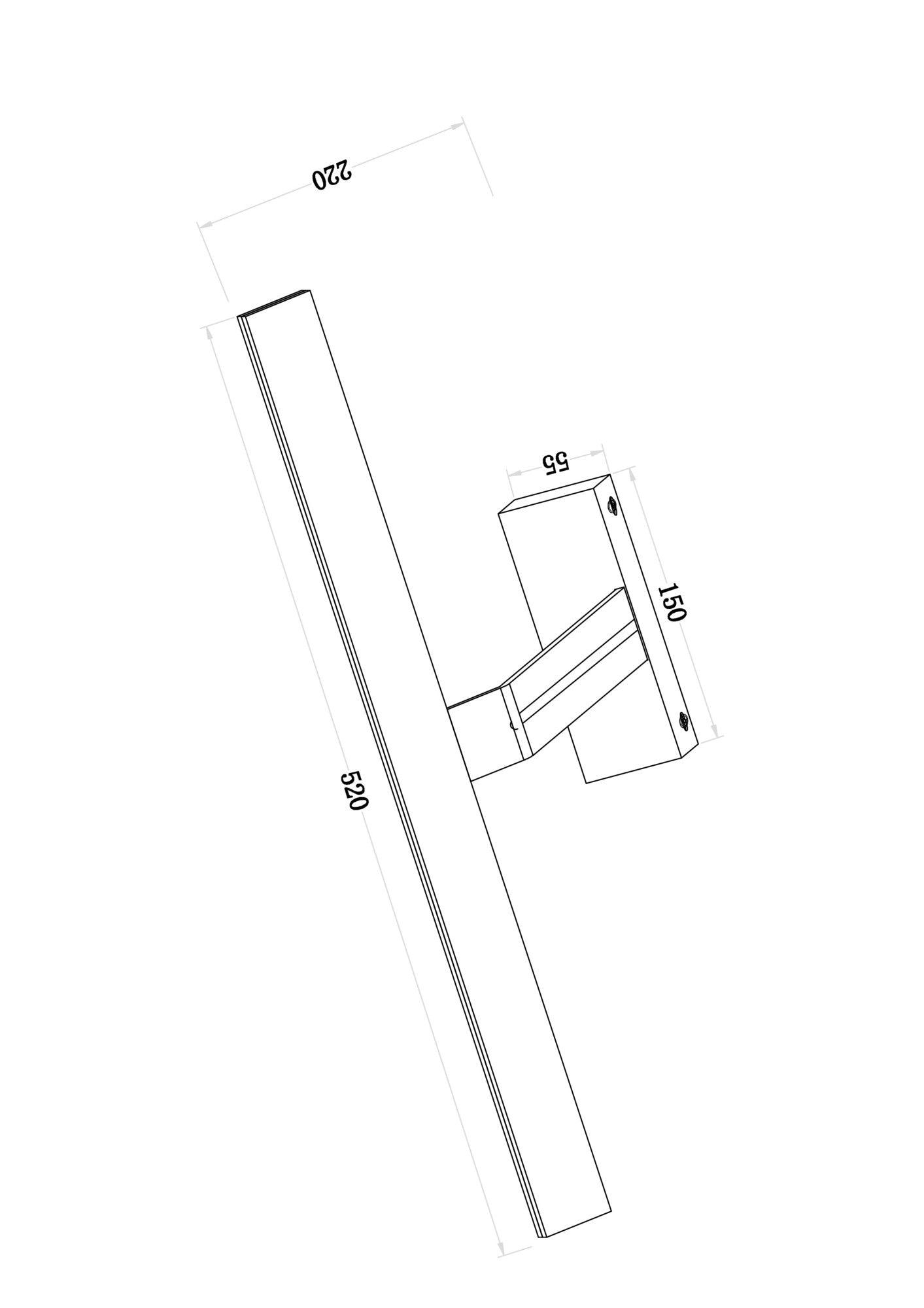 Backlight Decart Maytoni Modern MIR010WL-L12W4K - PARIS14A.RO