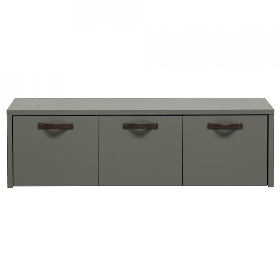 Bancheta verde din lemn de pin 120 cm Stage - PARIS14A.RO