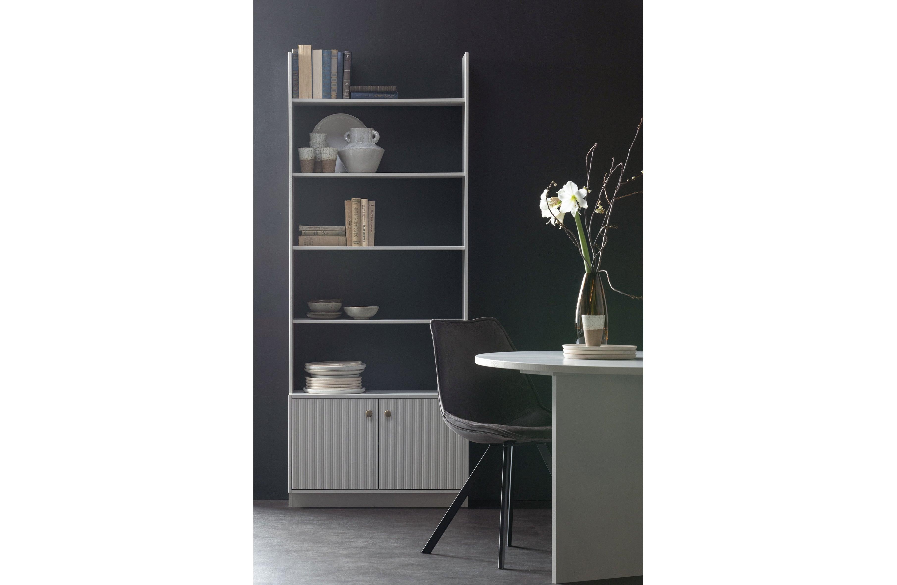 Biblioteca Madu Pine Deep Cloud Gray [FSC] - PARIS14A.RO