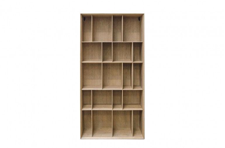 Biblioteca maro din MDF 90x36x176,5 cm Bibli Versmissen - PARIS14A.RO