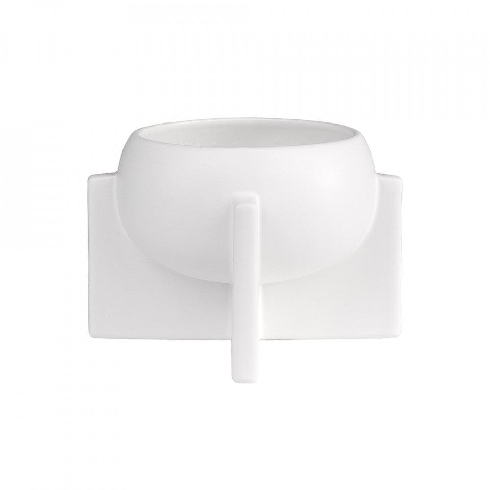 Bol decorativ alb din ceramica 17 cm Ovo Versmissen - PARIS14A.RO