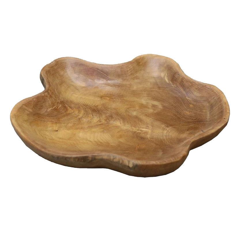 Bol decorativ maro din lemn Boni Raw Materials - PARIS14A.RO