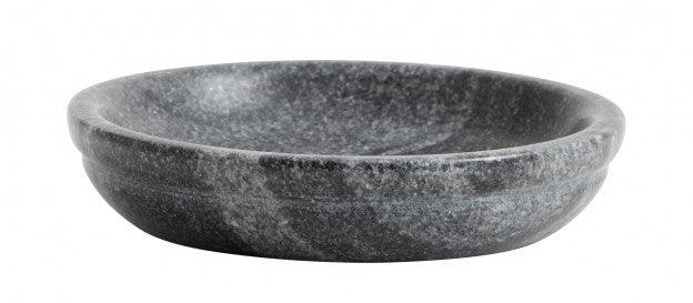 Bol decorativ negru/gri din marmura 10 cm Black Small Marble Bowl Nordal - PARIS14A.RO