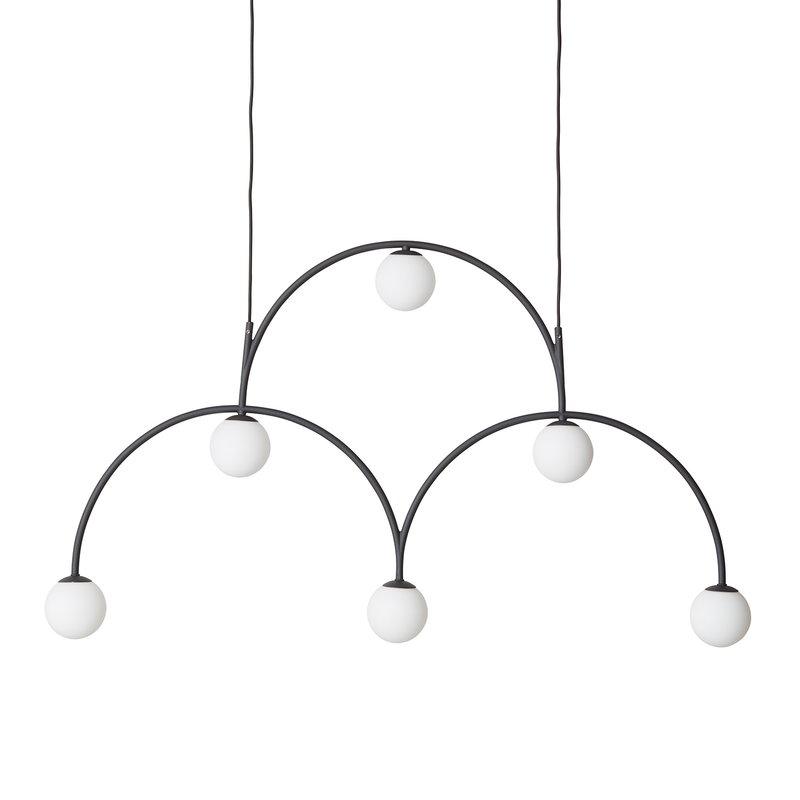 Bounce 116 Pendant, negru - opal - PARIS14A.RO