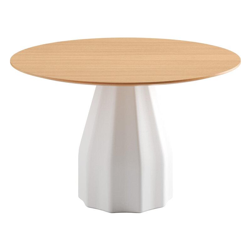 Burin Table, 120 cm, alb - stejar mat - PARIS14A.RO