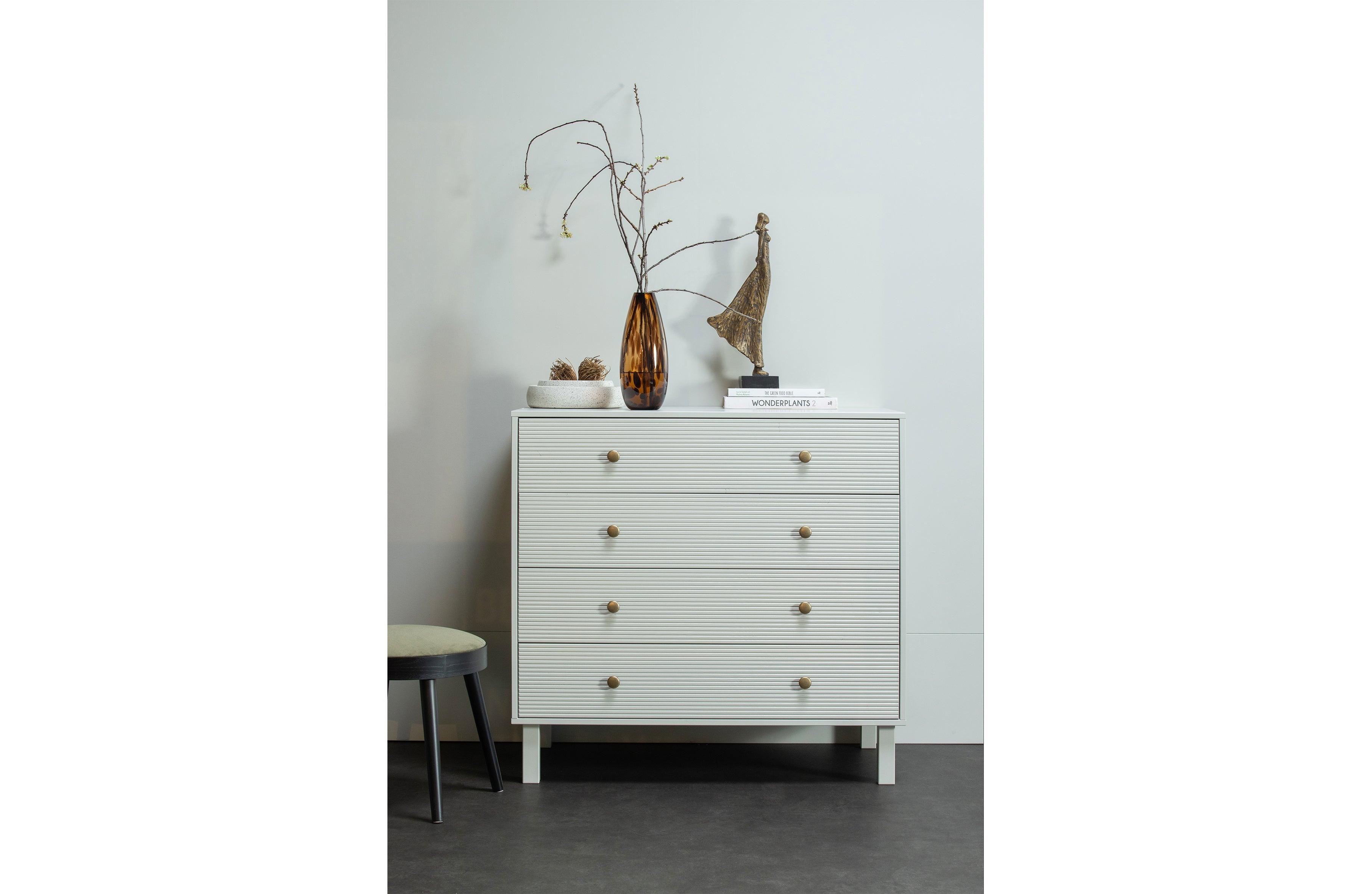 Cabinet Madu cu sertare Pine Deep Cloud Grey [FSC] - PARIS14A.RO