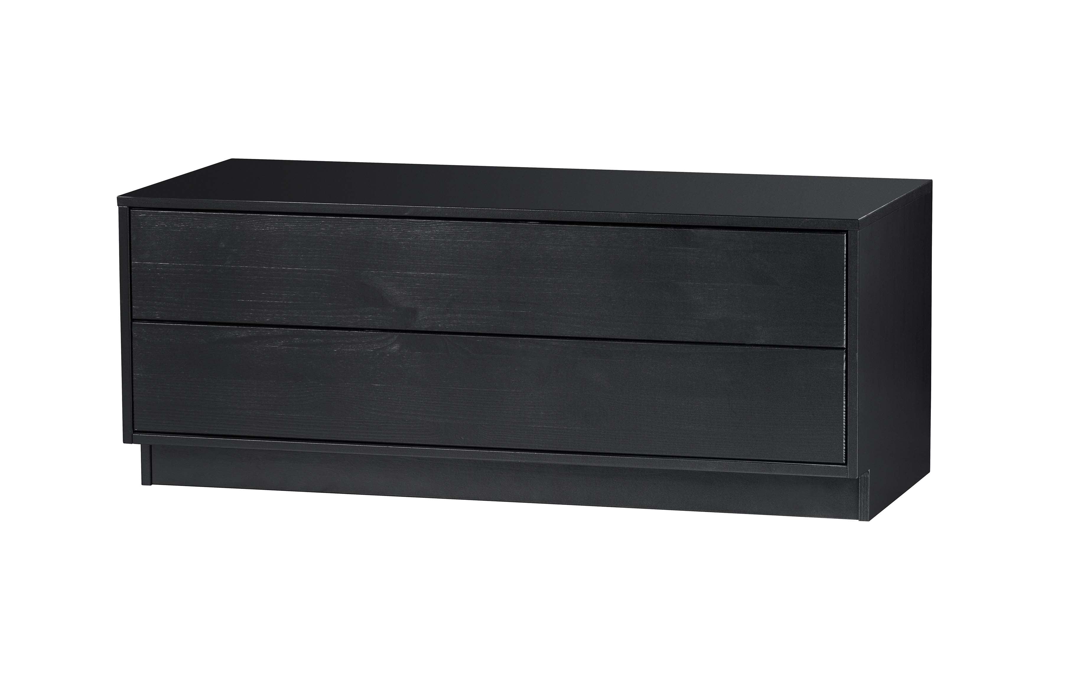 Cabinet TV Finca 100cm Pine Deep Black [FSC] - PARIS14A.RO