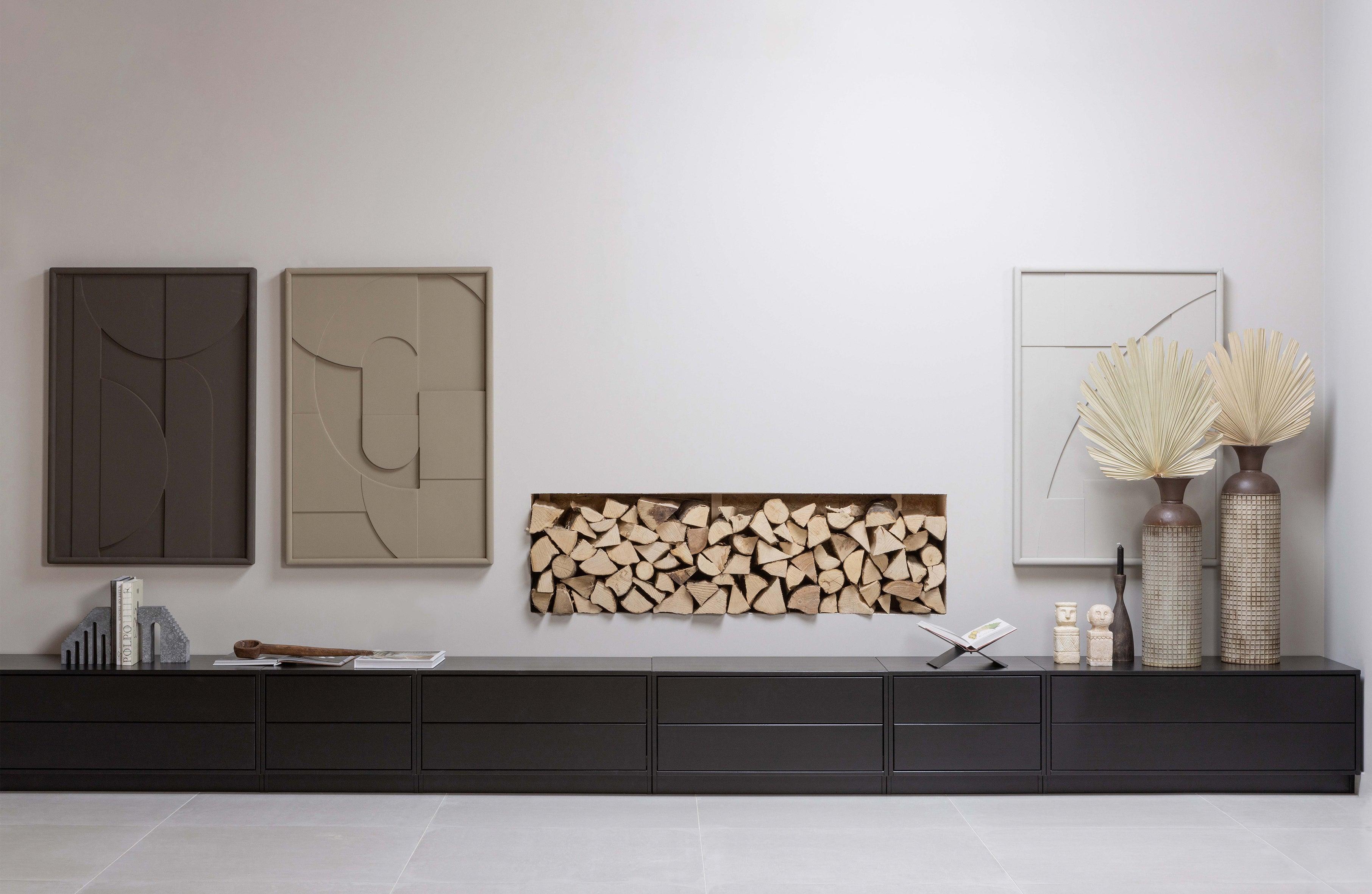 Cabinet TV Finca 75cm Pine Deep Black [FSC] - PARIS14A.RO