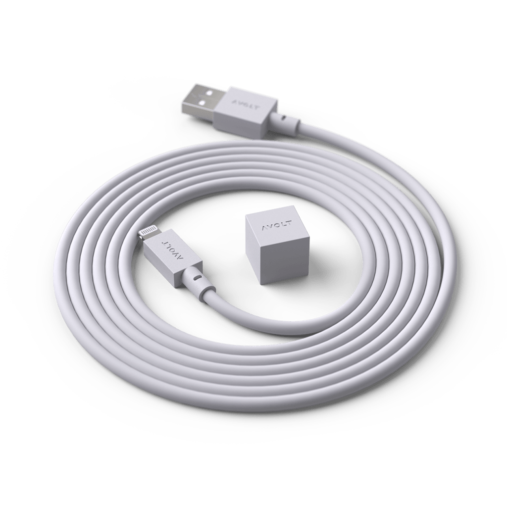 Cablu de încărcare Cable 1 USB-A to Apple lightning, Culoare Grey - Avolt - PARIS14A.RO