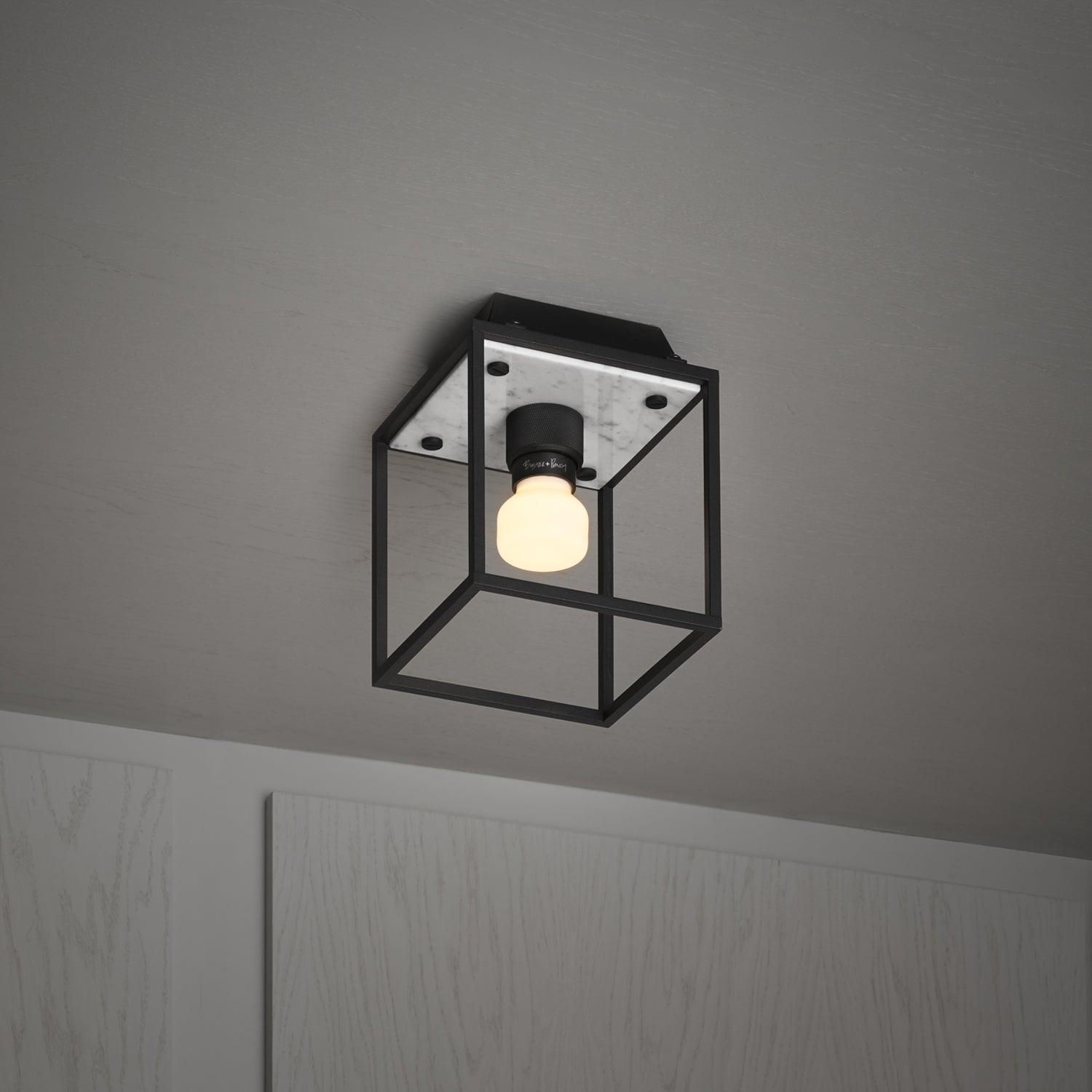 Lampa de tavan Caged / SMALL / Marmura alba - Buster & Punch - PARIS14A.RO