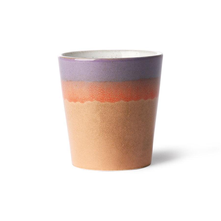 Cana multicolora din ceramica 180 ml Sunset HK Living - PARIS14A.RO