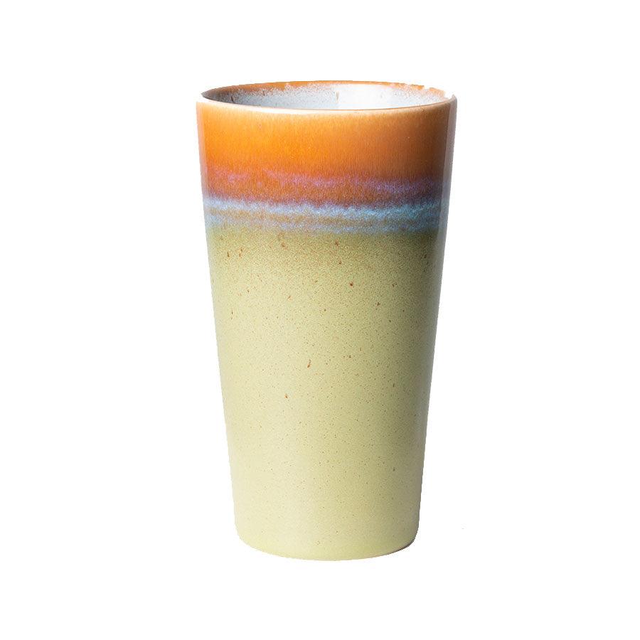 Cana multicolora din ceramica 280 ml Peat 70s HK Living - PARIS14A.RO