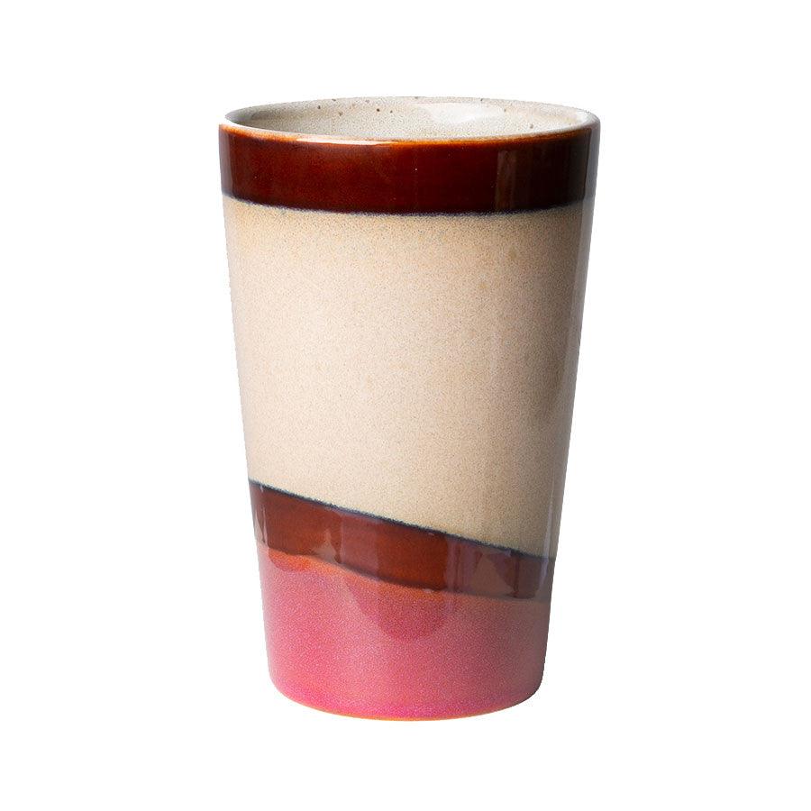 Cana multicolora din ceramica 475 ml 70s HK Living - PARIS14A.RO