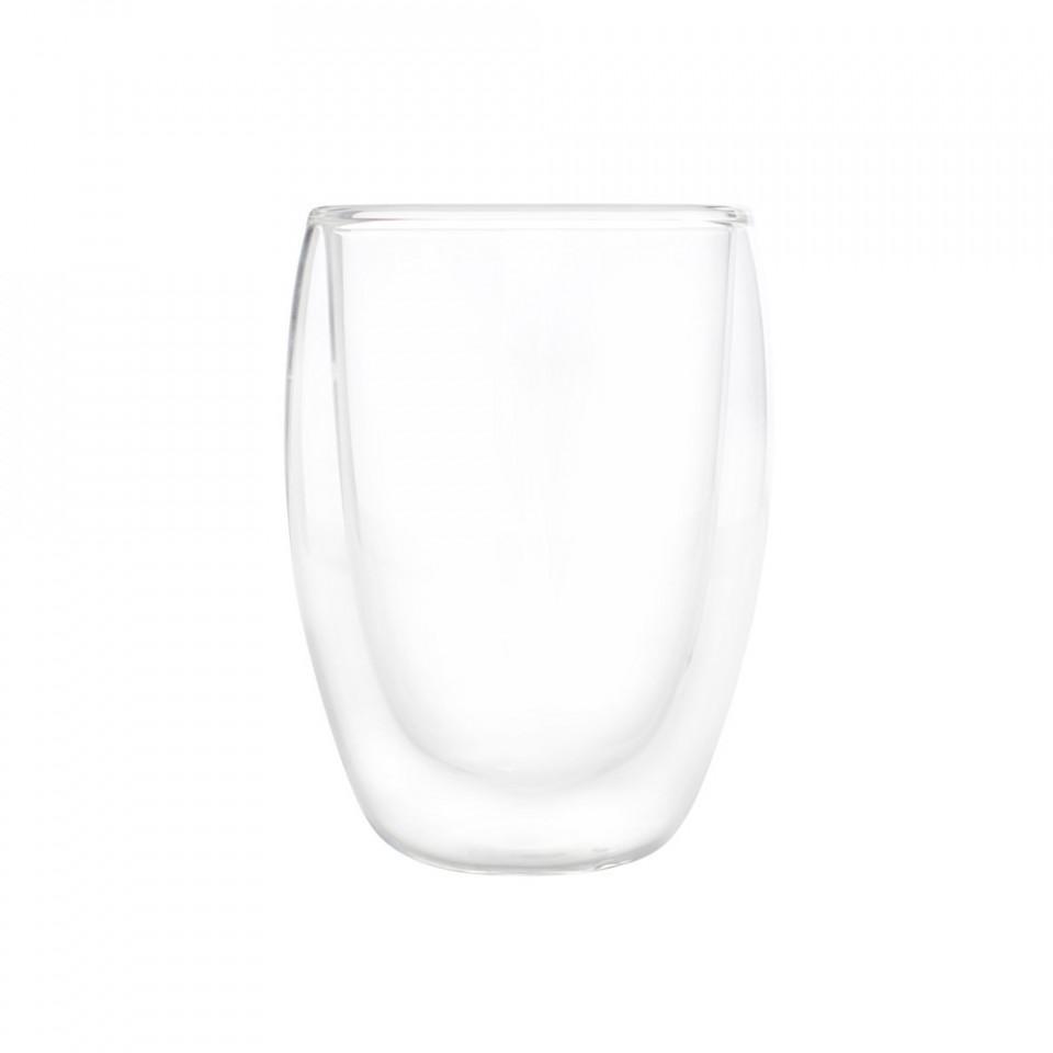 Cana transparenta din sticla borosilicata 300 ml Dobble - PARIS14A.RO