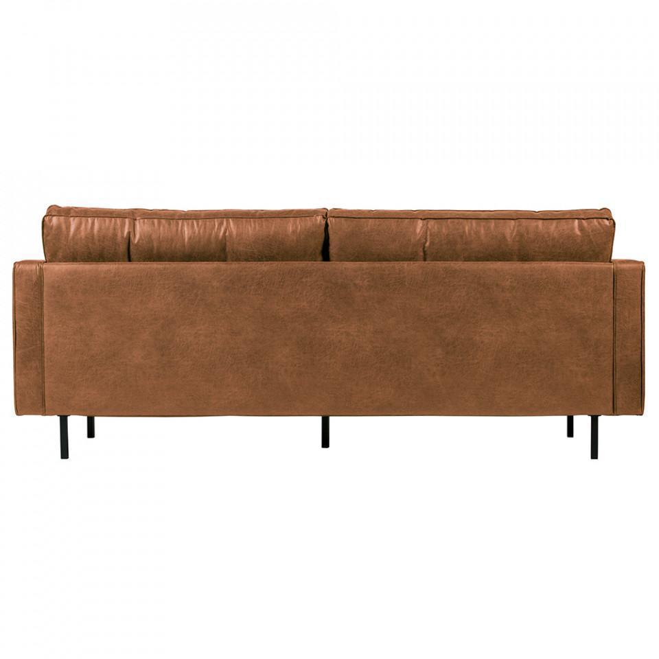 Canapea maro din piele 230 cm Rodeo Cognac Classic - PARIS14A.RO