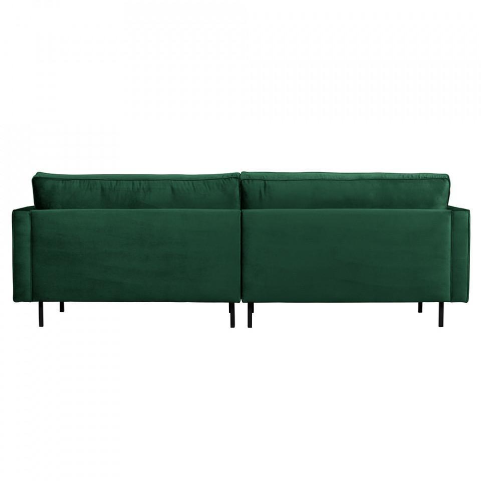 Canapea verde padure din catifea pentru 3 persoane Rodeo Classic - PARIS14A.RO