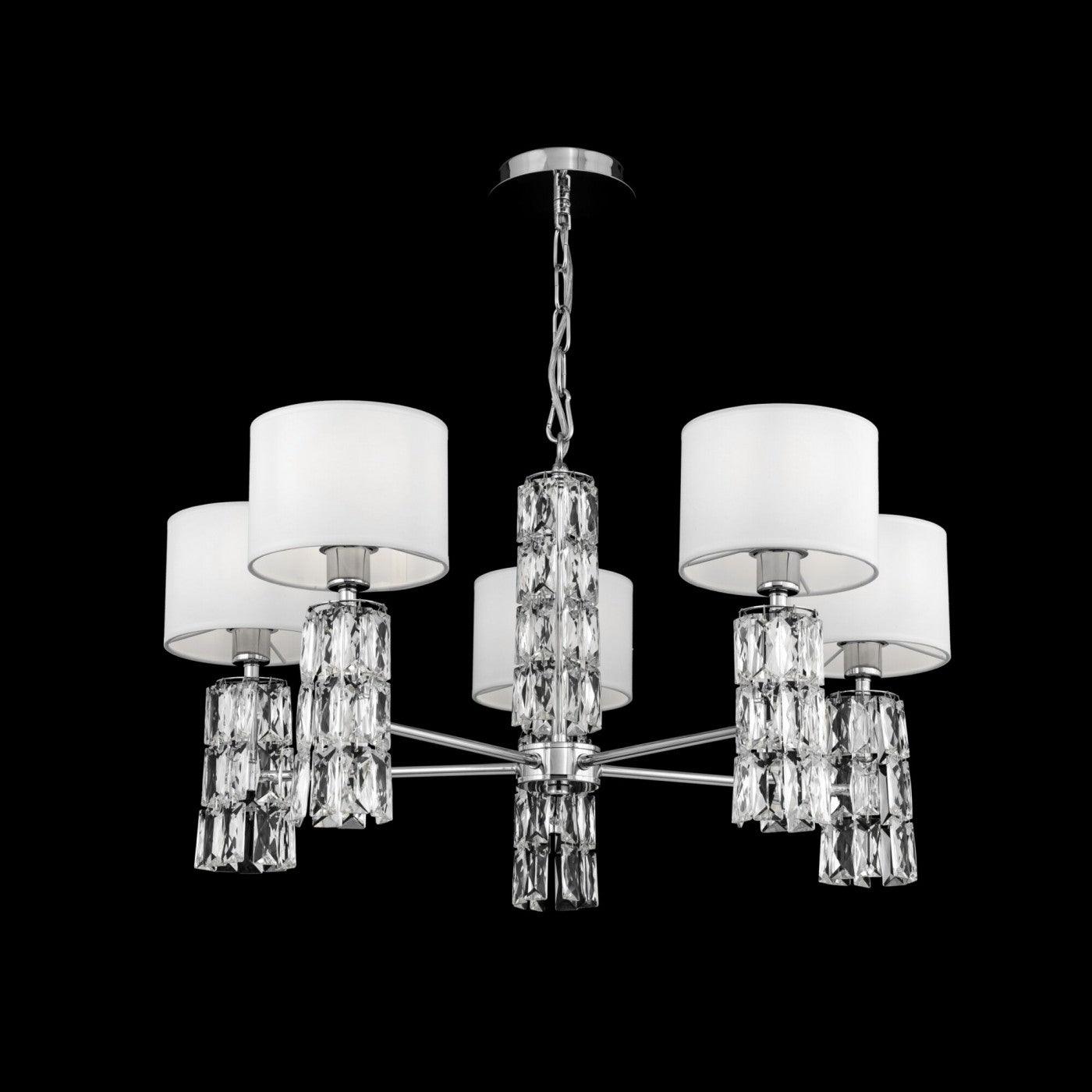 Candelabru crom/sticla 5XE14 Talento Maytoni DIA008PL-05CH - PARIS14A.RO