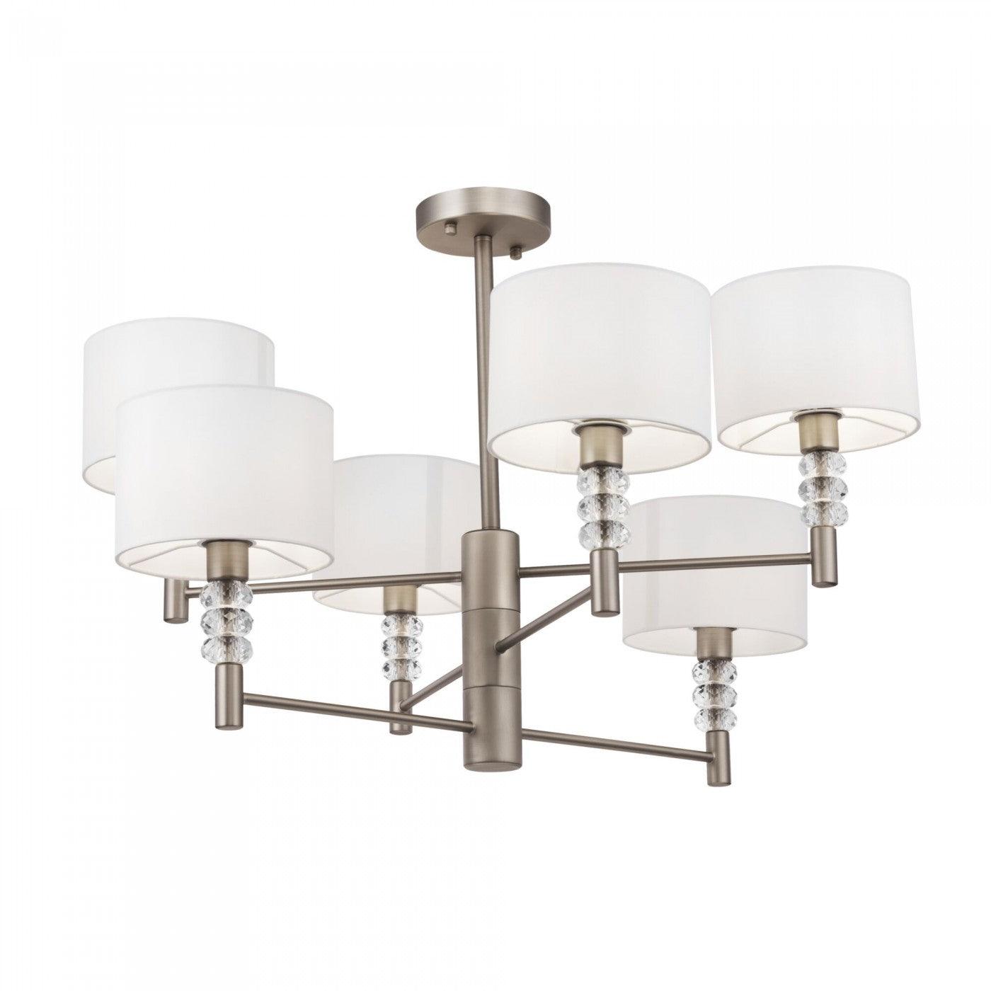 Candelabru Lincoln Maytoni 6XE14, Nichel, MOD527PL-06N - PARIS14A.RO