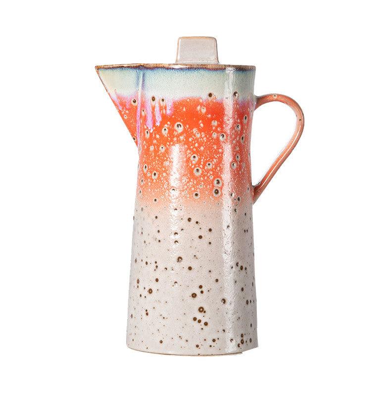 Carafa multicolora din ceramica 1,15 L 70s HK Living - PARIS14A.RO