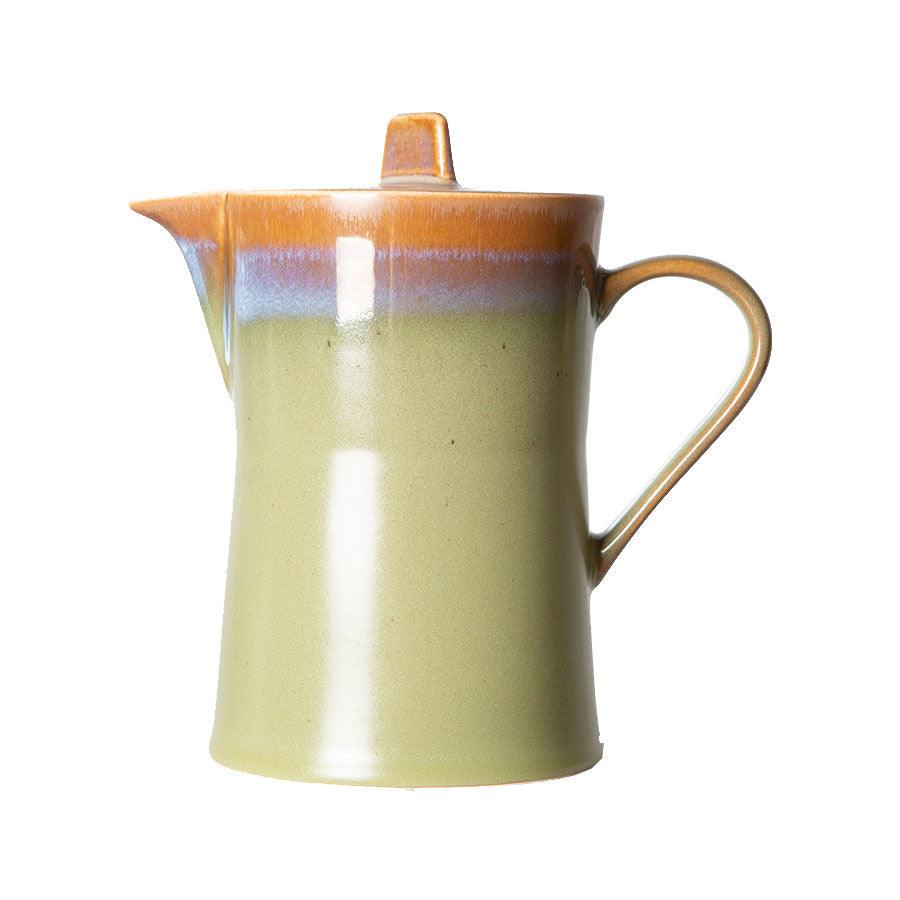 Ceainic multicolor din ceramica 11x18 cm 70s HK Living - PARIS14A.RO