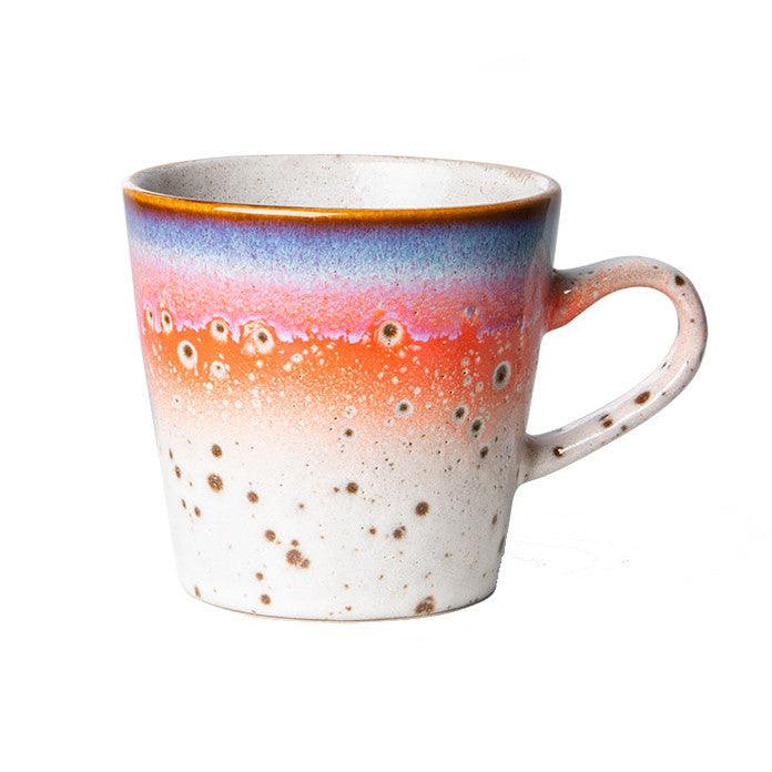 Ceasca multicolora din ceramica 260 ml Asteroids 70s HK Living - PARIS14A.RO