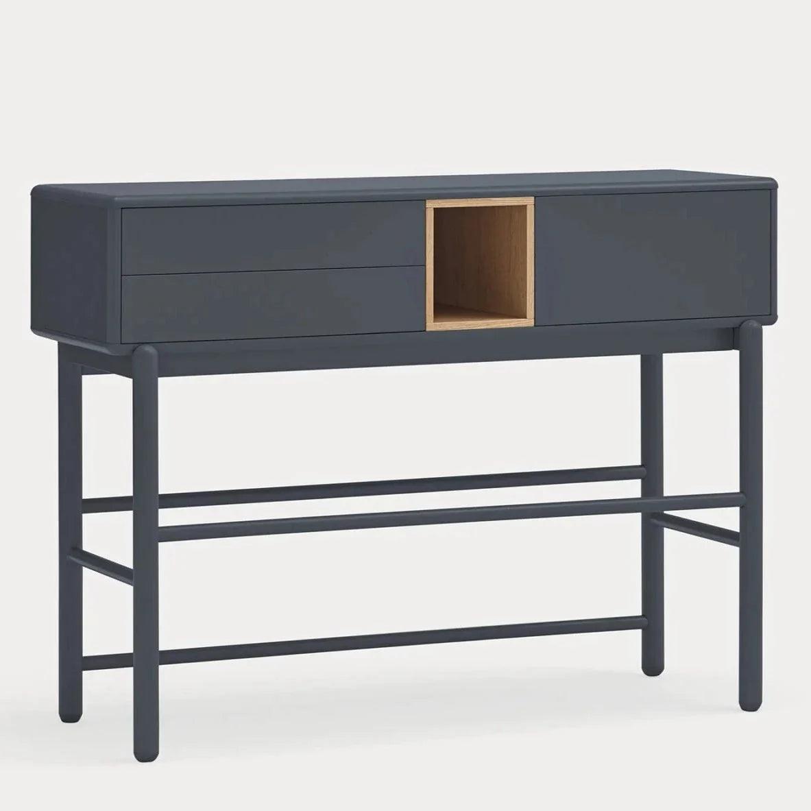 Consola Corvo 1D2Dr antracit gri - PARIS14A.RO