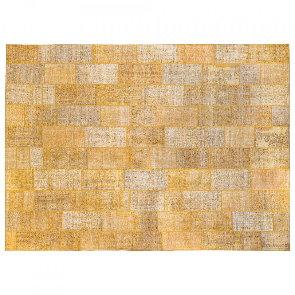 Covor galben din lana 480x650 cm Vintage Patchwork Versmissen - PARIS14A.RO