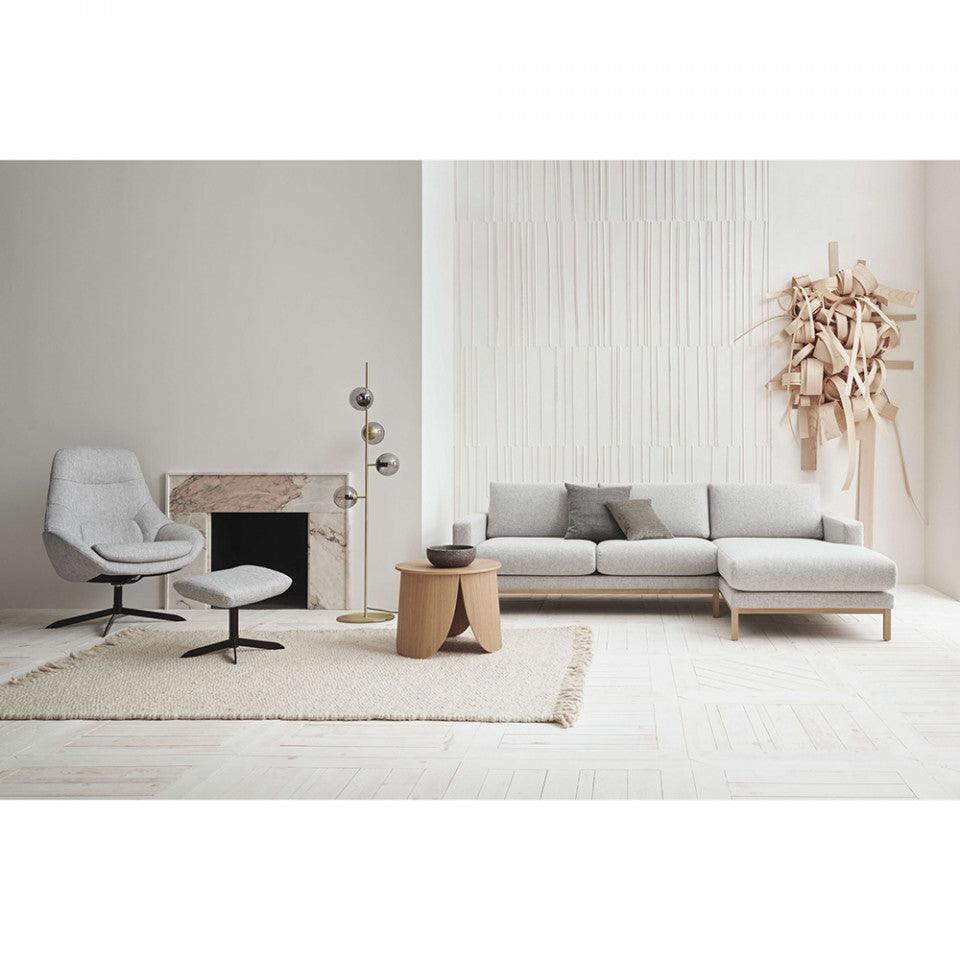Covor gri din lana 200x300 cm Dalvik Bolia - PARIS14A.RO