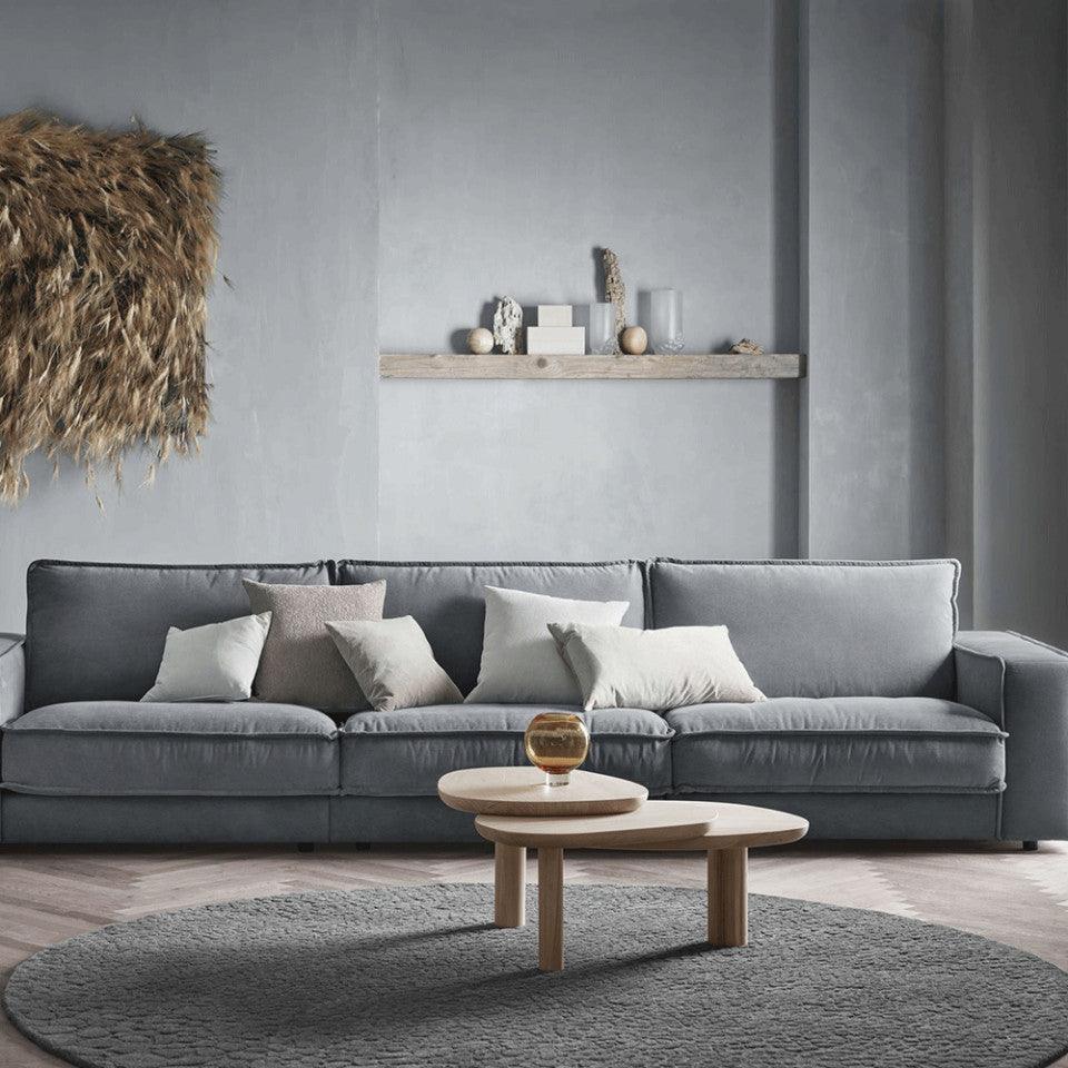 Covor gri din lana 250 cm Edla Bolia - PARIS14A.RO