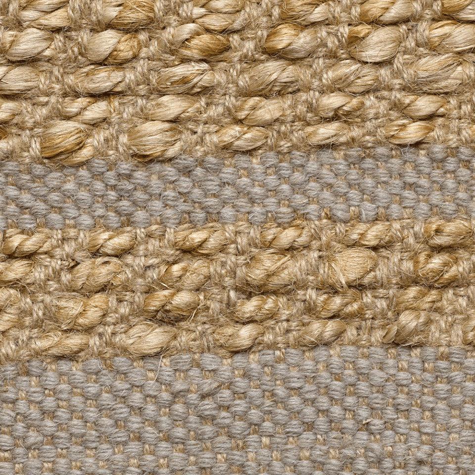 Covor maro/gri din iuta si lana 140x200 cm Conwy Bolia - PARIS14A.RO