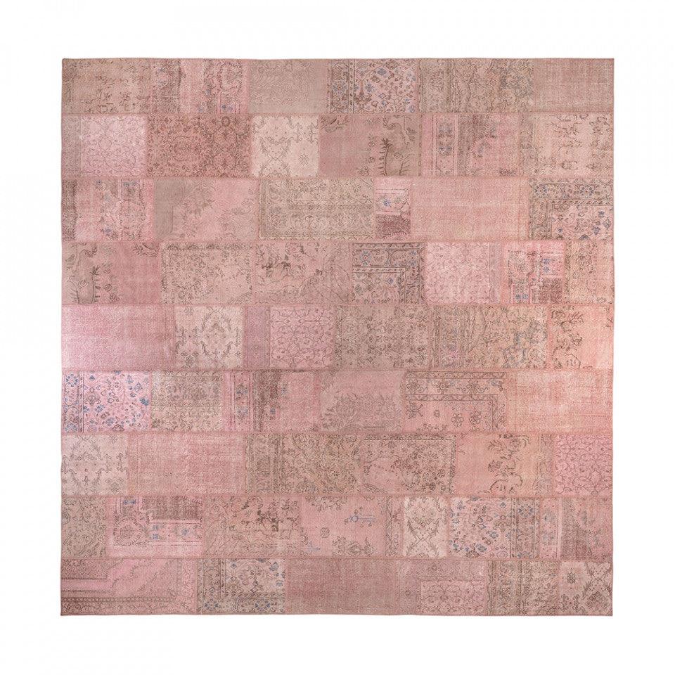 Covor roz din lana 460x460 cm Vintage Patchwork Versmissen - PARIS14A.RO