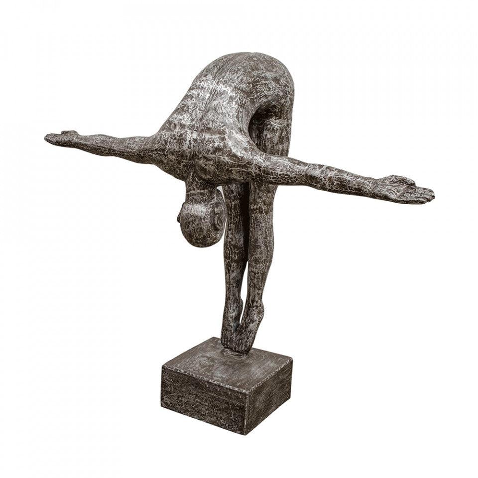 Decoratiune gri din aluminiu 135 cm Abstract Diver Versmissen - PARIS14A.RO