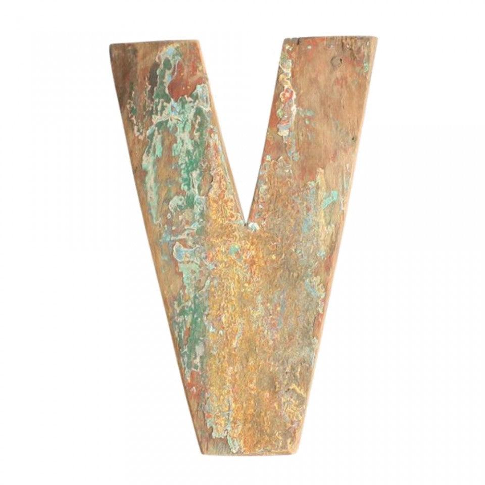 Decoratiune maro din lemn 18 cm V Raw Materials - PARIS14A.RO