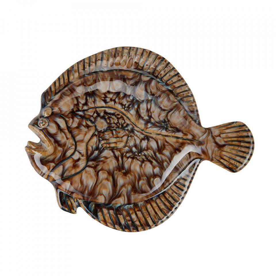 Decoratiune multicolora din ceramica 22 cm Fish Bahne - PARIS14A.RO