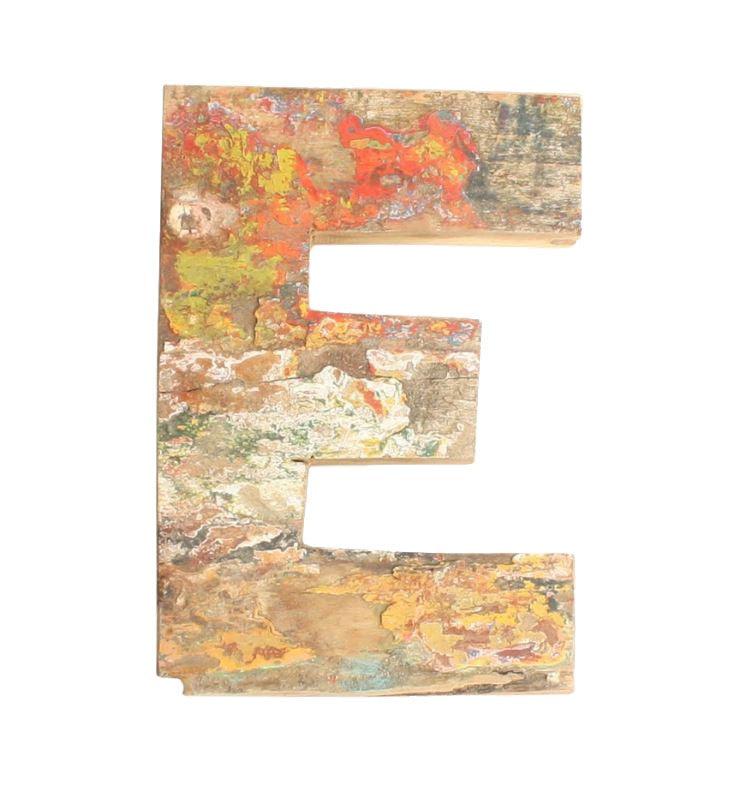 Decoratiune multicolora din lemn 18 cm E Raw Materials - PARIS14A.RO
