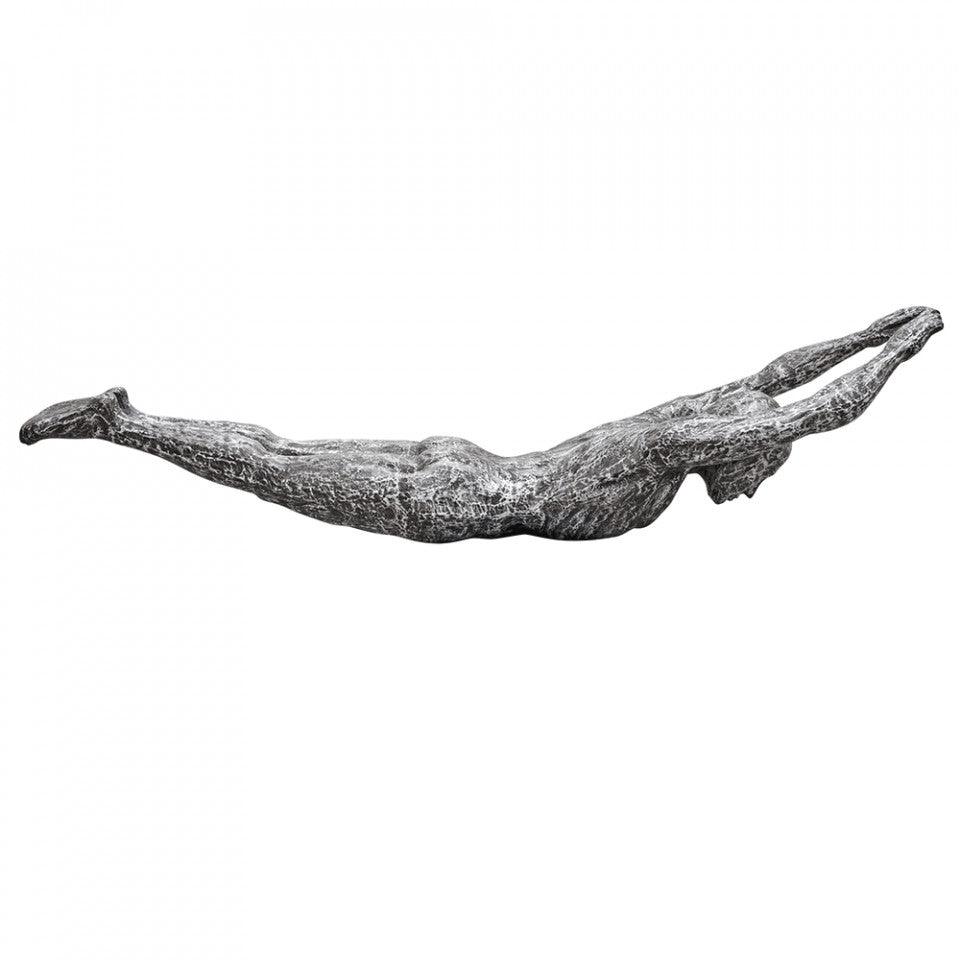 Decoratiune suspendabila gri din aluminiu 200 cm Abstract Diver Versmissen - PARIS14A.RO