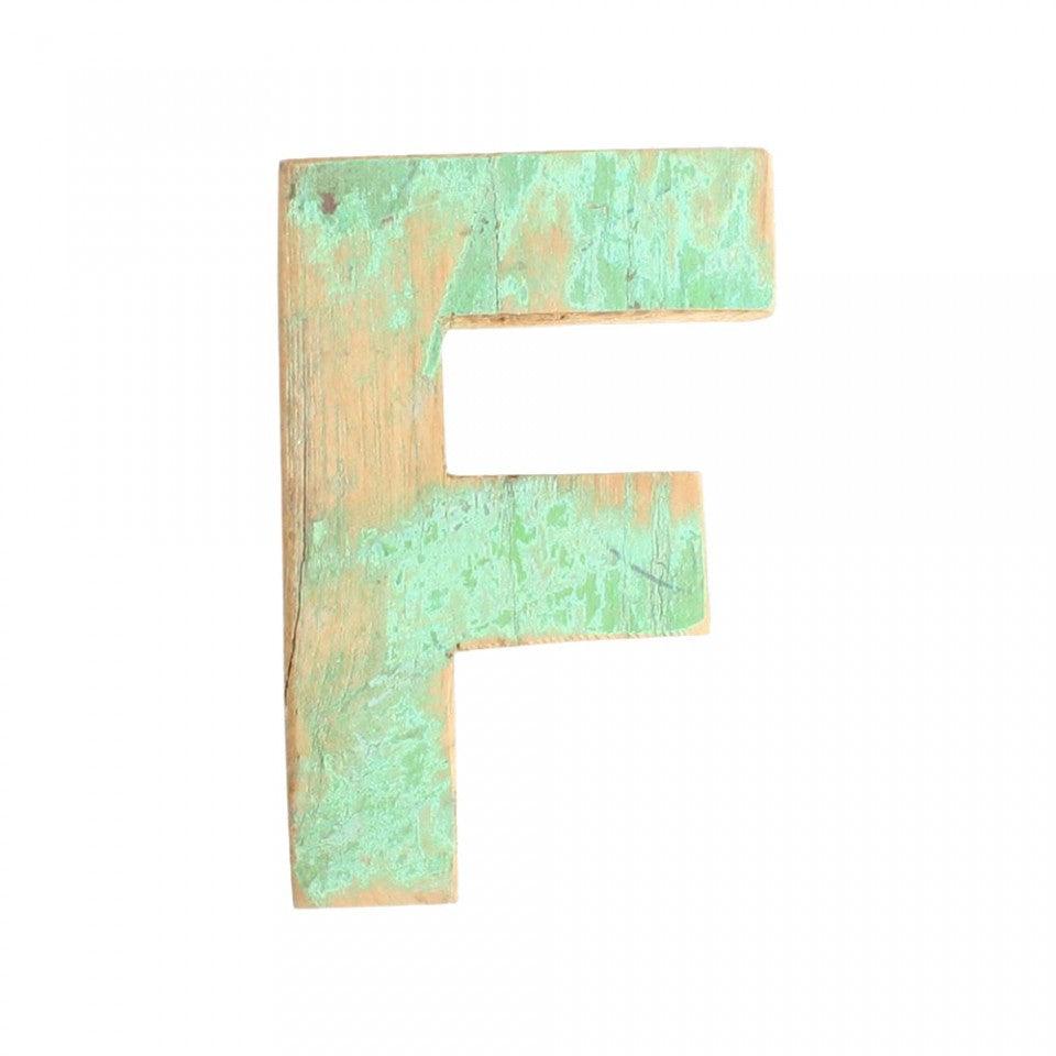 Decoratiune verde din lemn 18 cm F Raw Materials - PARIS14A.RO