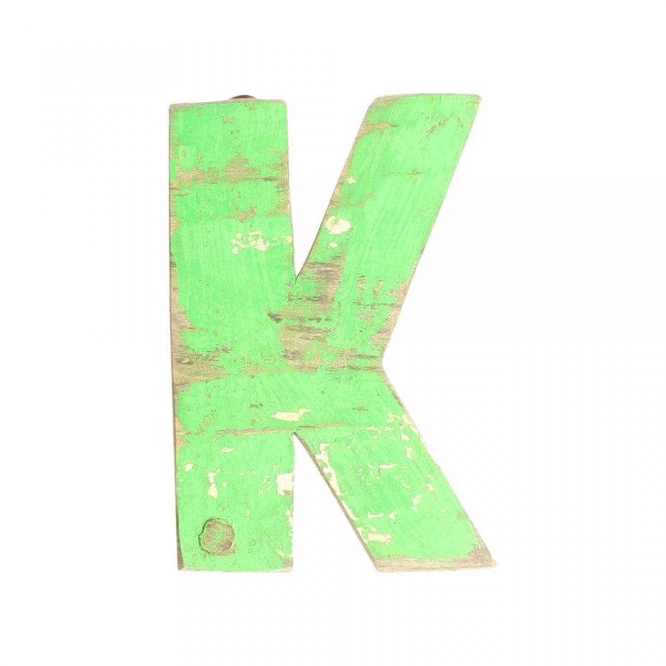 Decoratiune verde din lemn 18 cm K Raw Materials - PARIS14A.RO