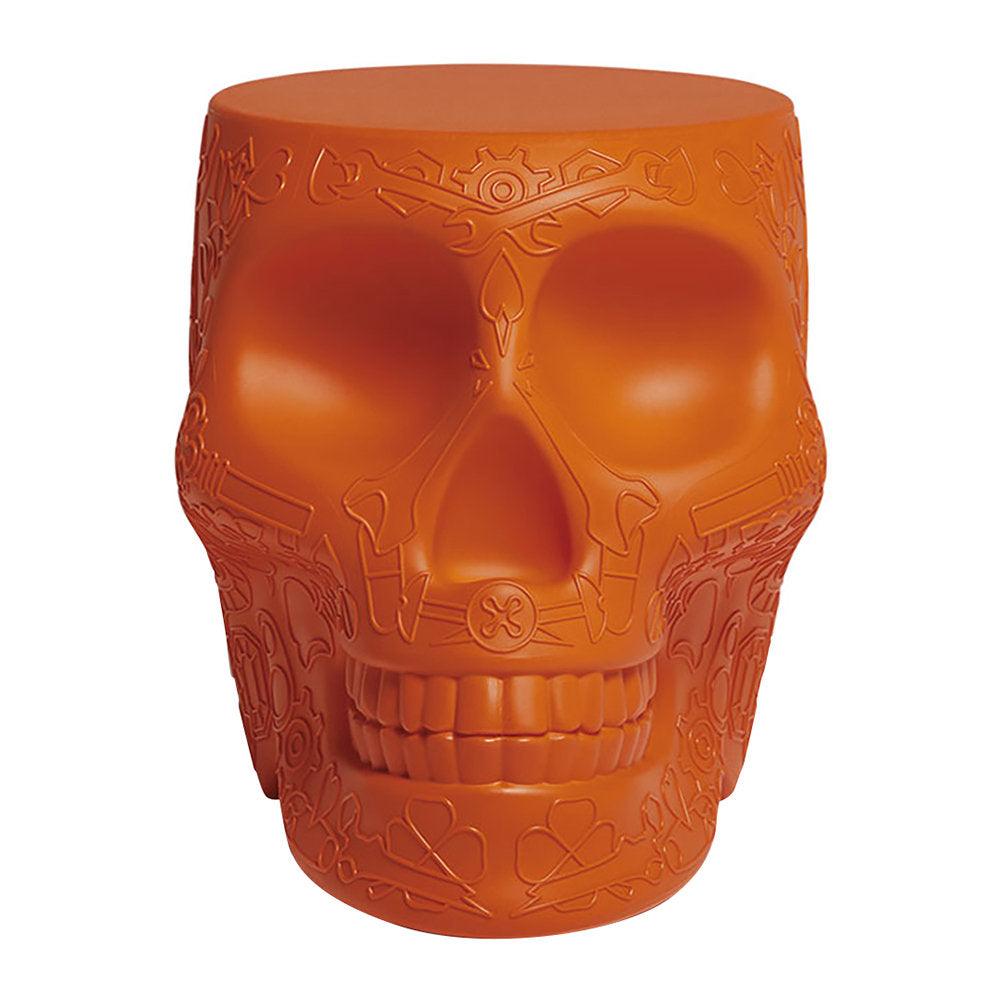 Design contemporan Mexico Skull Stool/Side Table - Terracotta - PARIS14A.RO