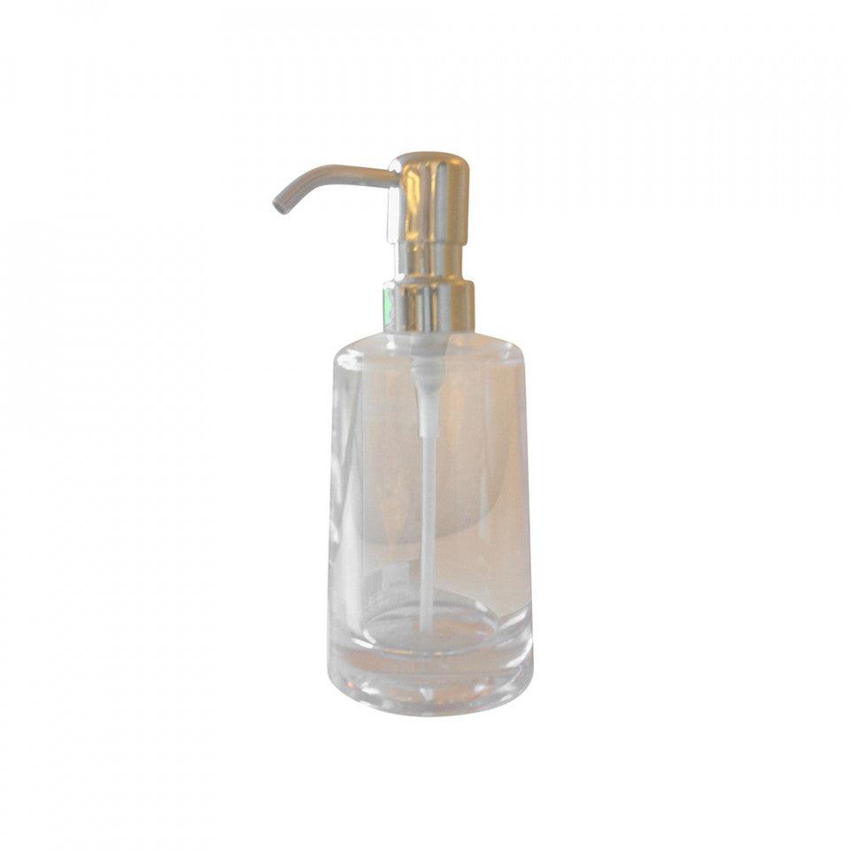 Dispenser sapun lichid transparent din plastic 7x18 cm Clara Bahne - PARIS14A.RO