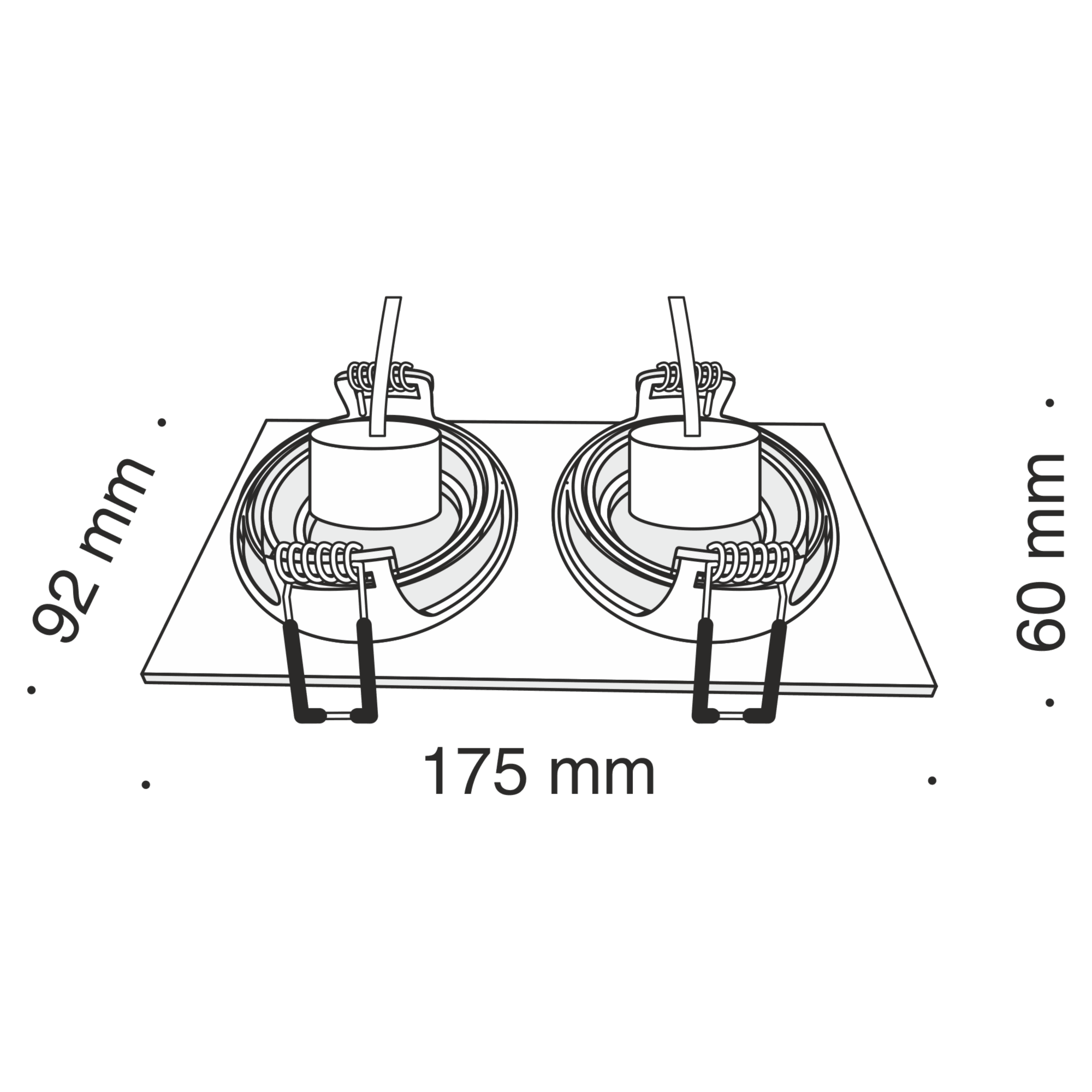 Downlight Atom Maytoni Technical DL024-2-02B - PARIS14A.RO