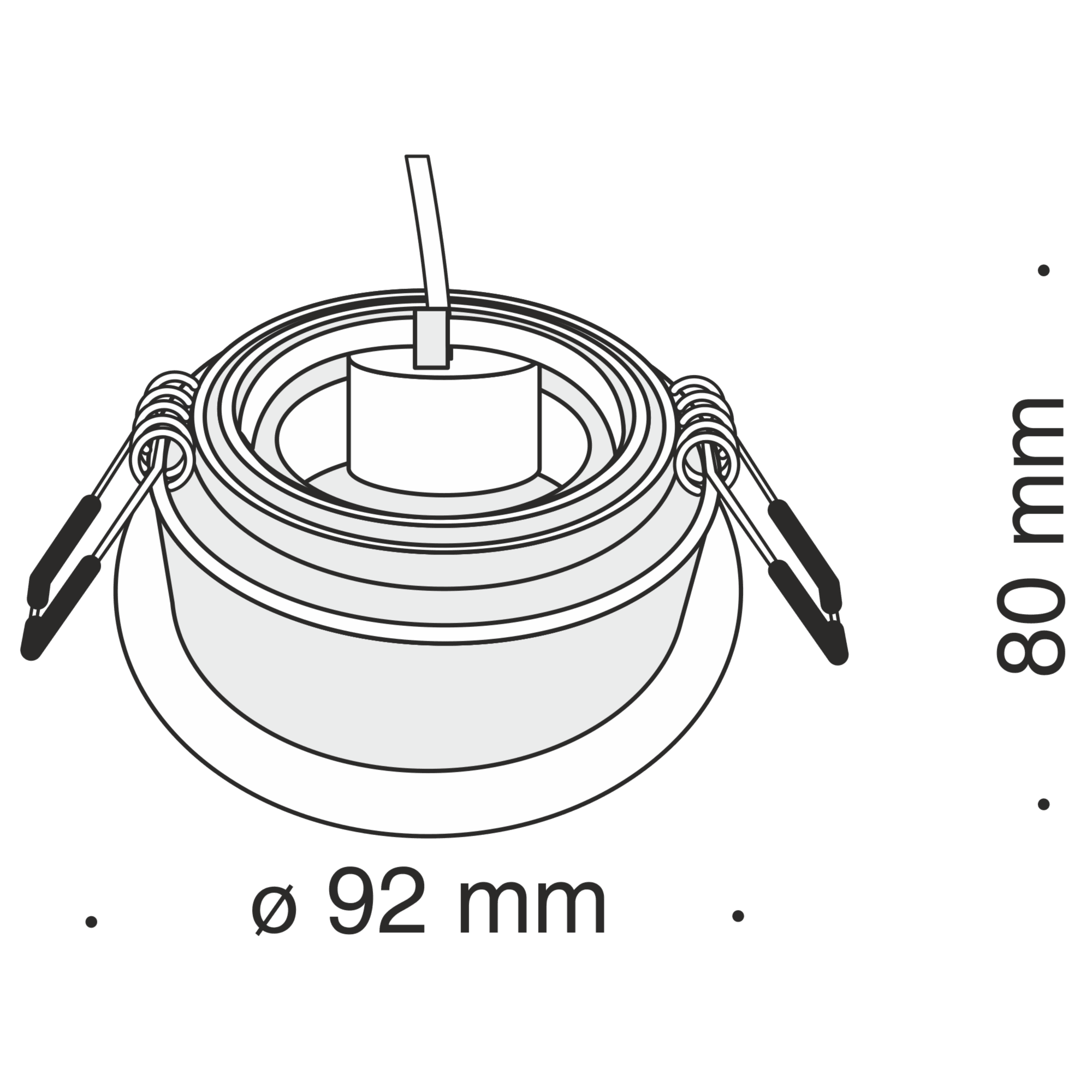 Downlight Atom Maytoni Technical DL025-2-01B - PARIS14A.RO