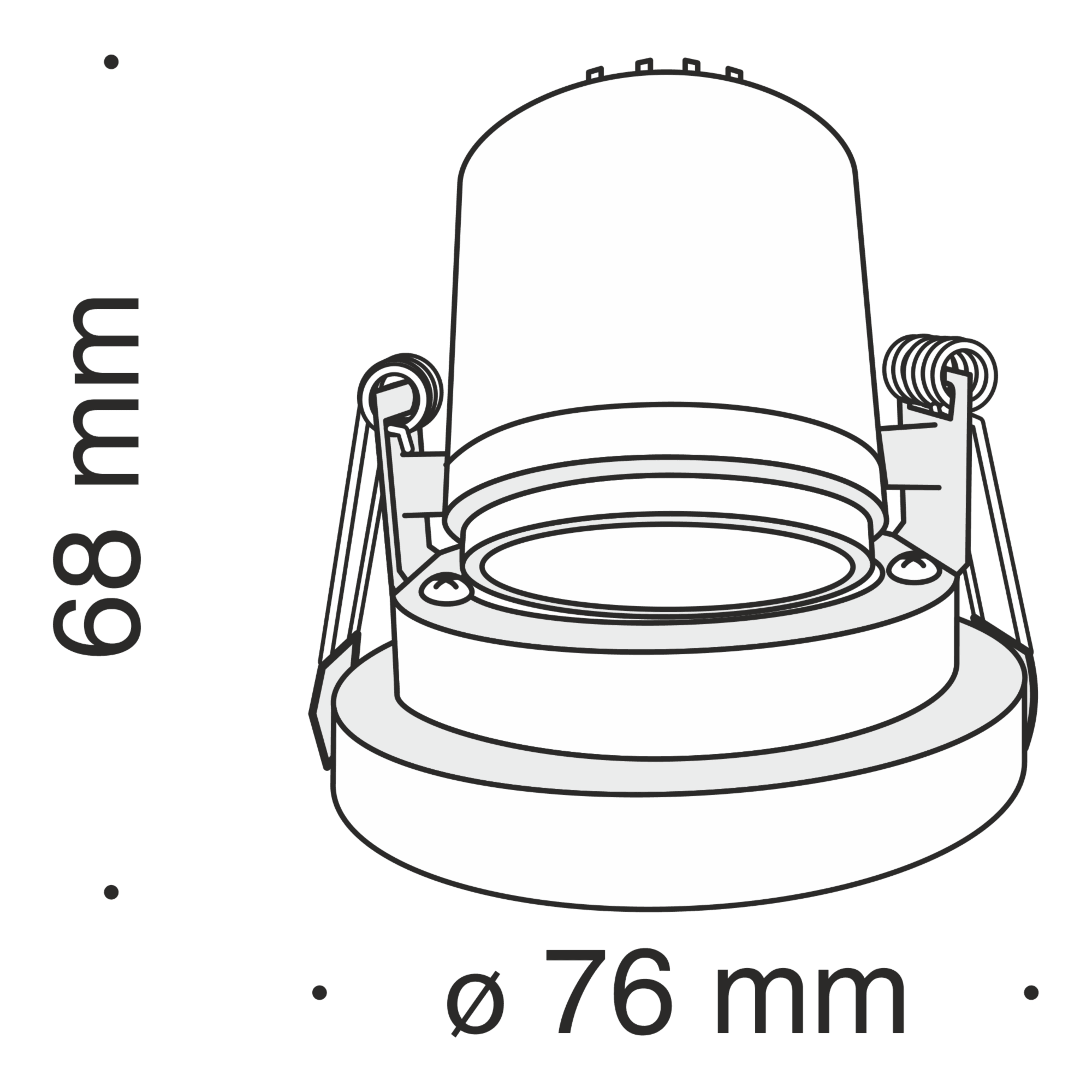 Downlight Kappell Maytoni Technical DL040-L10B4K - PARIS14A.RO