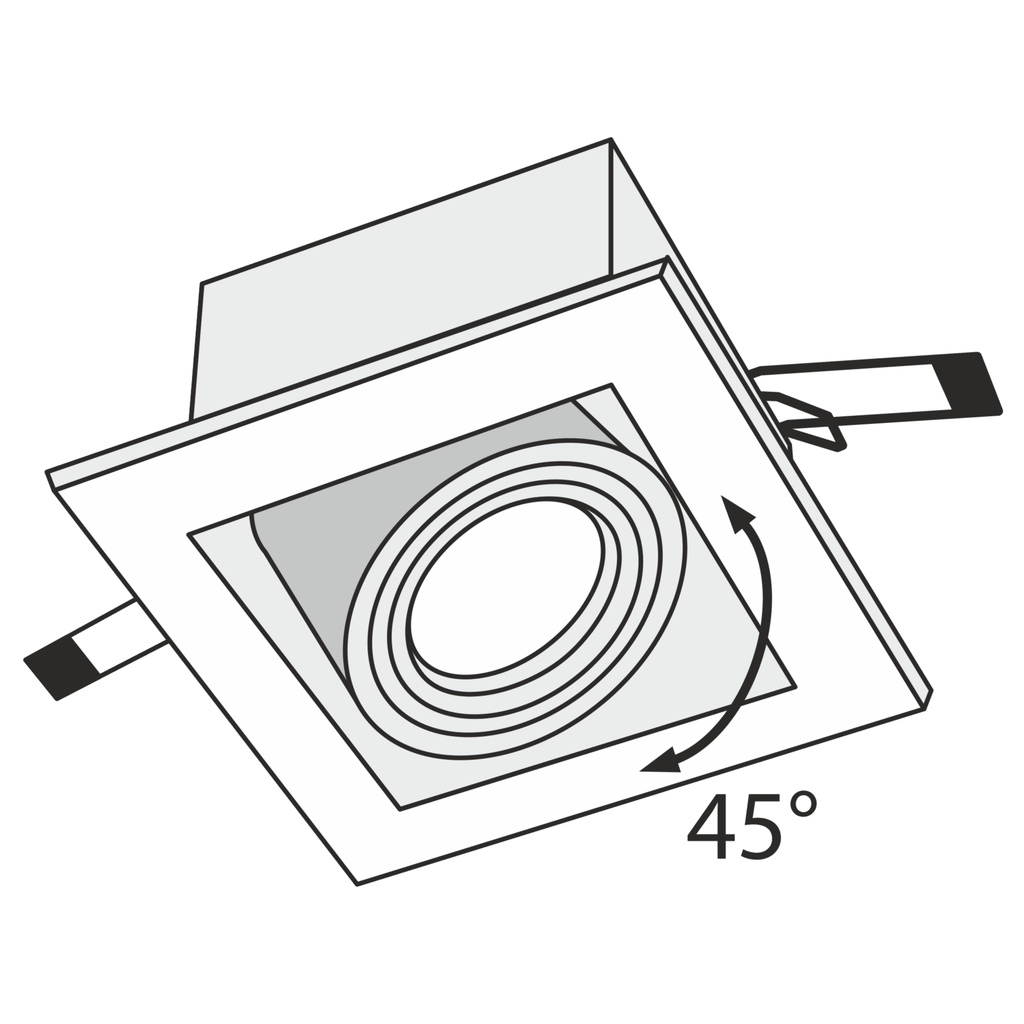 Downlight Metal Modern Maytoni Technical DL008-2-01-W - PARIS14A.RO