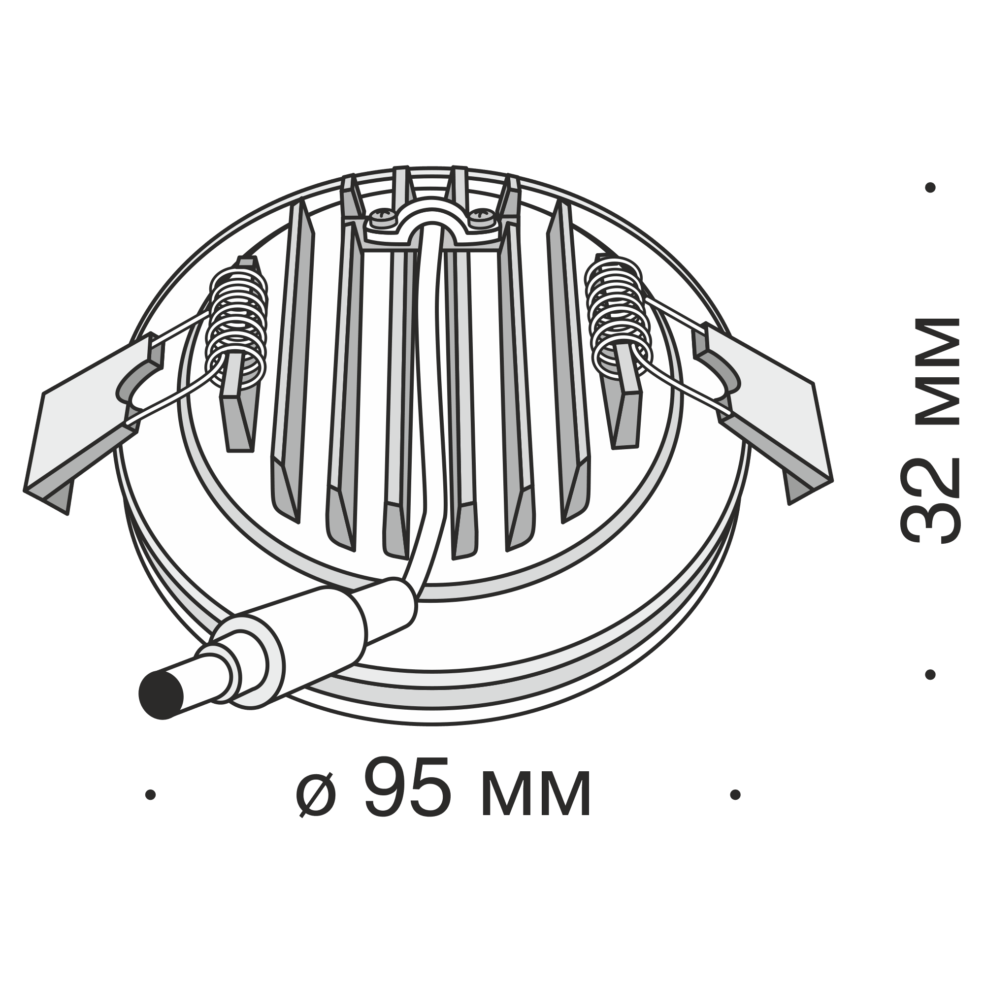 Downlight Phanton Maytoni Technical DL303-L12B - PARIS14A.RO