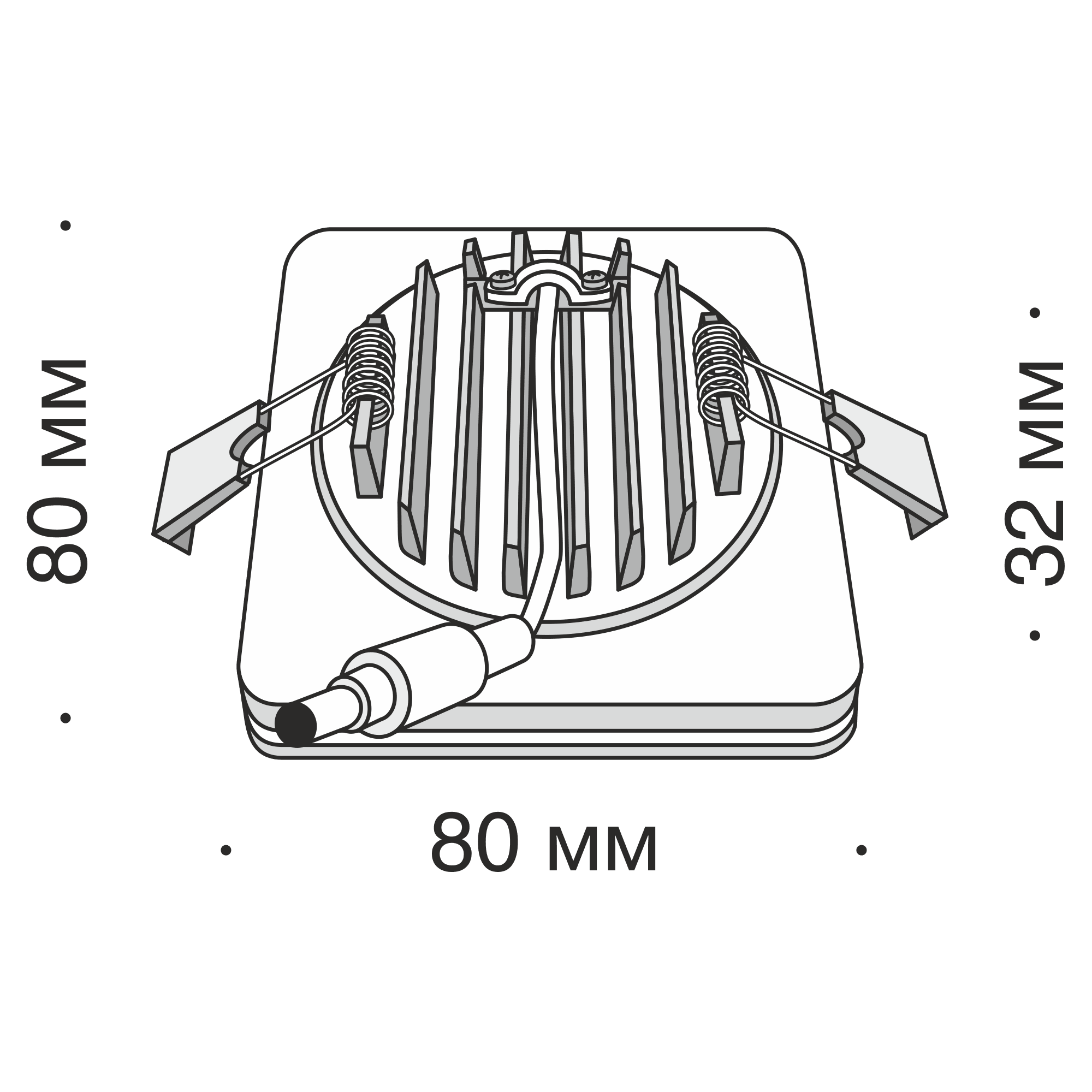 Downlight Phanton Maytoni Technical DL303-L7W - PARIS14A.RO