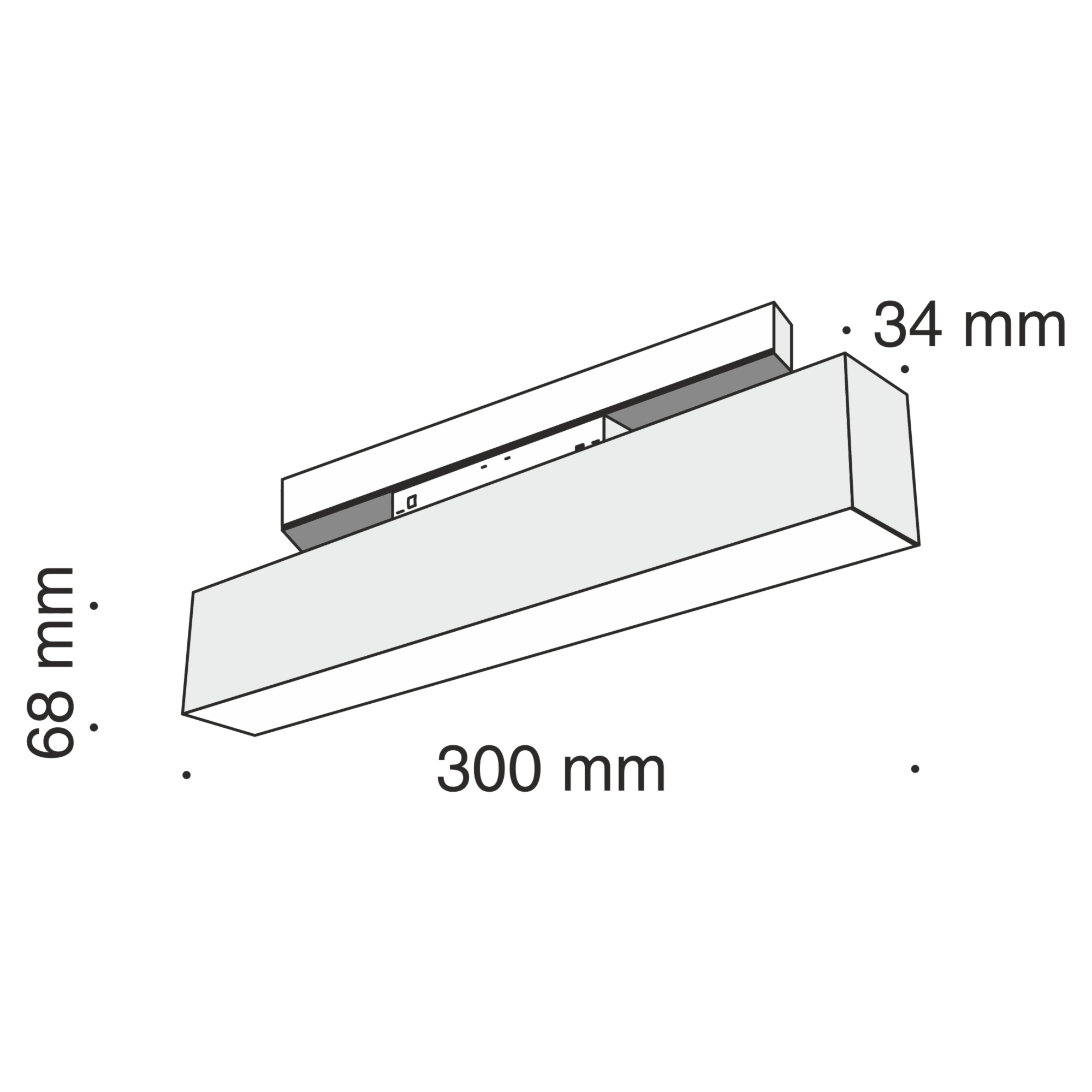 Downlight/ Spot pentru sina BASIS Maytoni Technical TR012-2-12W3K-B - PARIS14A.RO