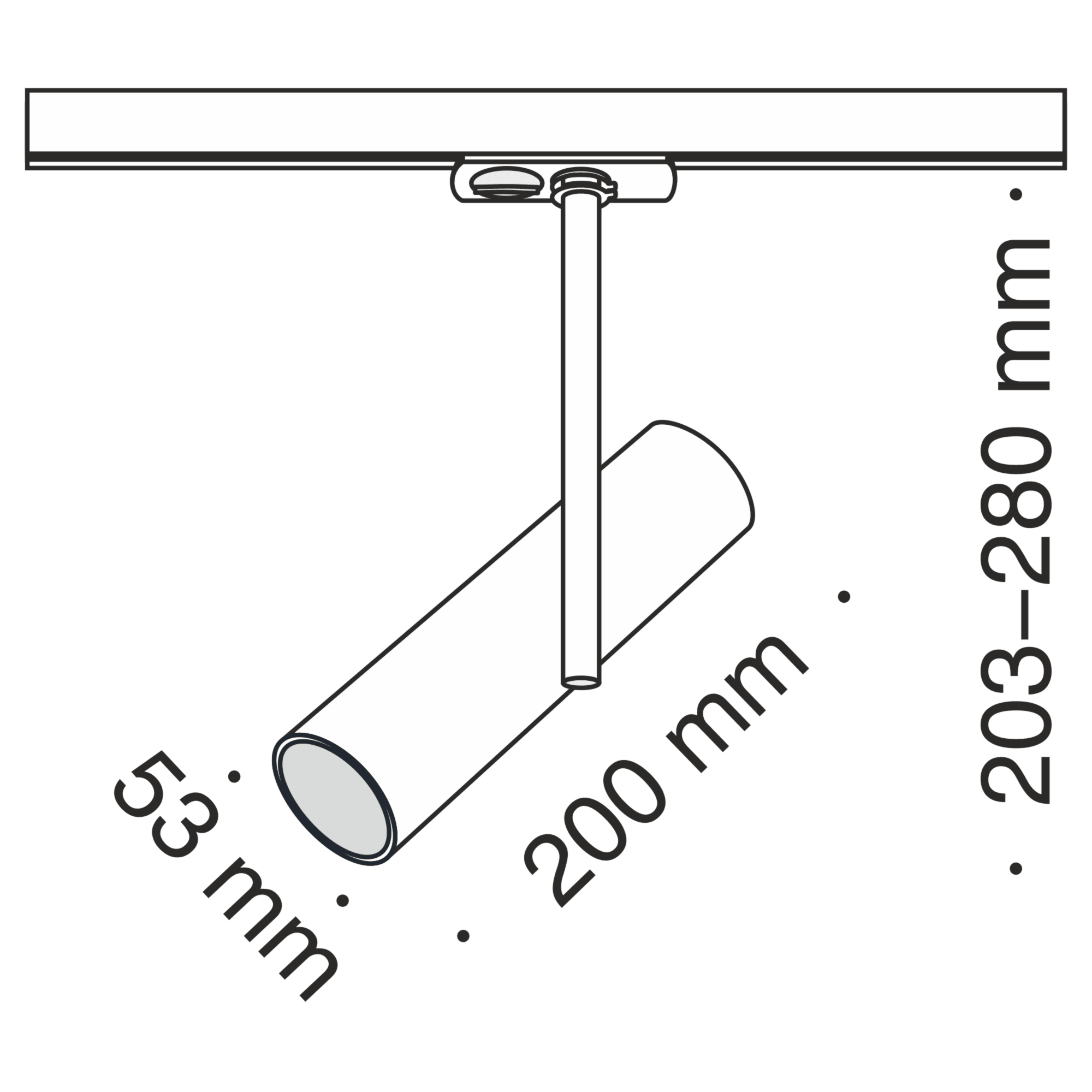 Downlight/ Spot sina alb Elti Maytoni Technical TR005-1-GU10-W - PARIS14A.RO